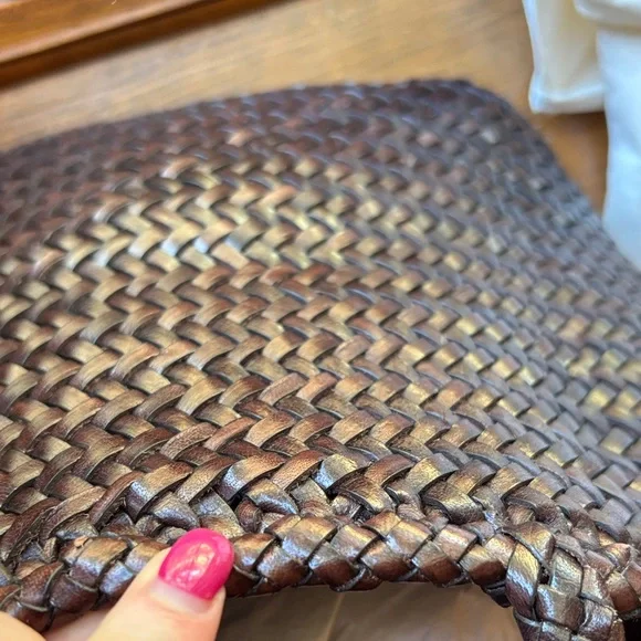 Dragon Diffusion Dark Brown Woven Tote - Picture 3 of 7